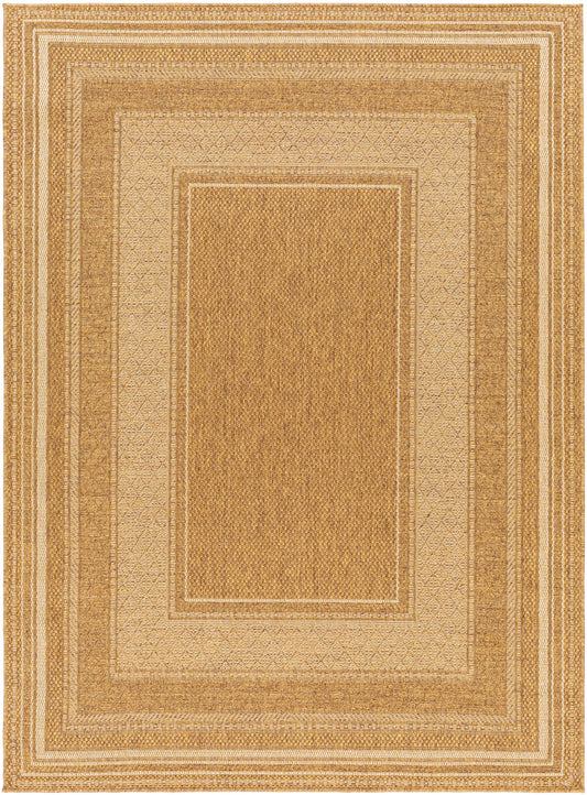 Chael Flatweave Faux Jute Outdoor Rug