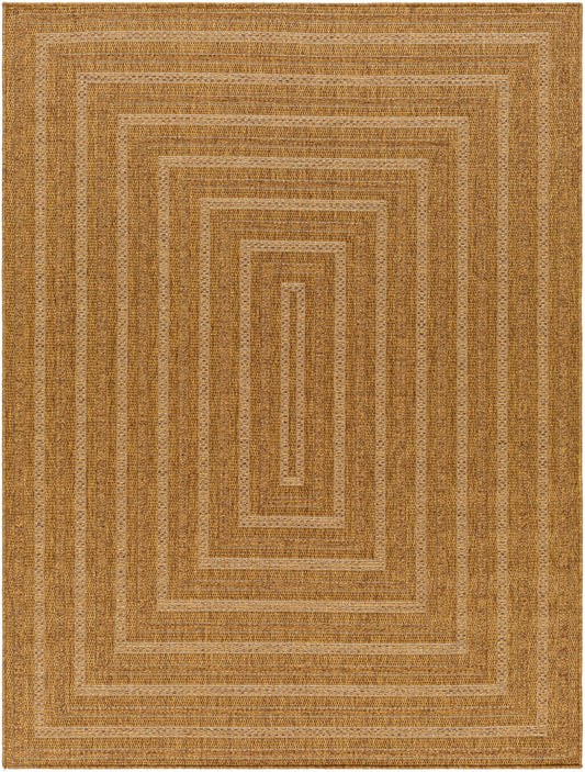 Dyami Flatweave Faux Jute Outdoor Rug