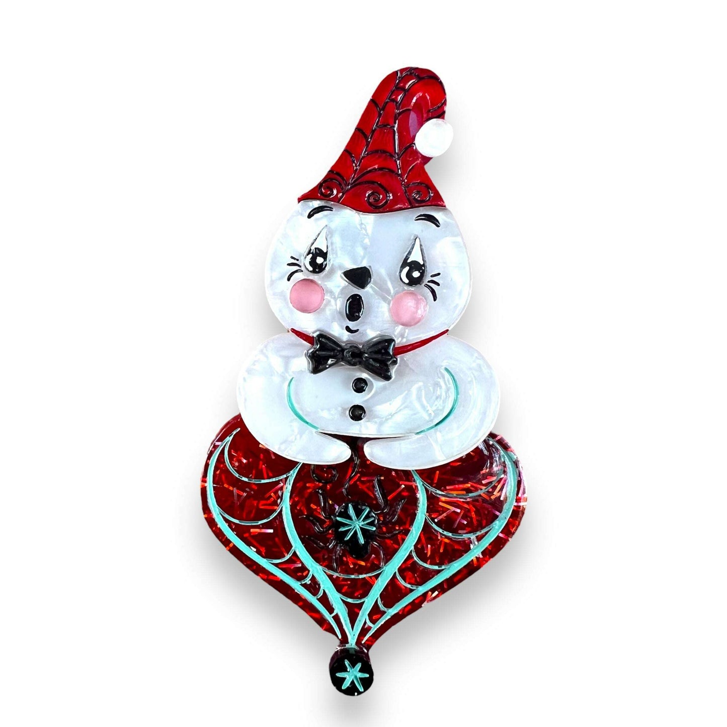 Spooky Ghostie Spookmas Brooch by Johanna Parker x Lipstick & Chrome