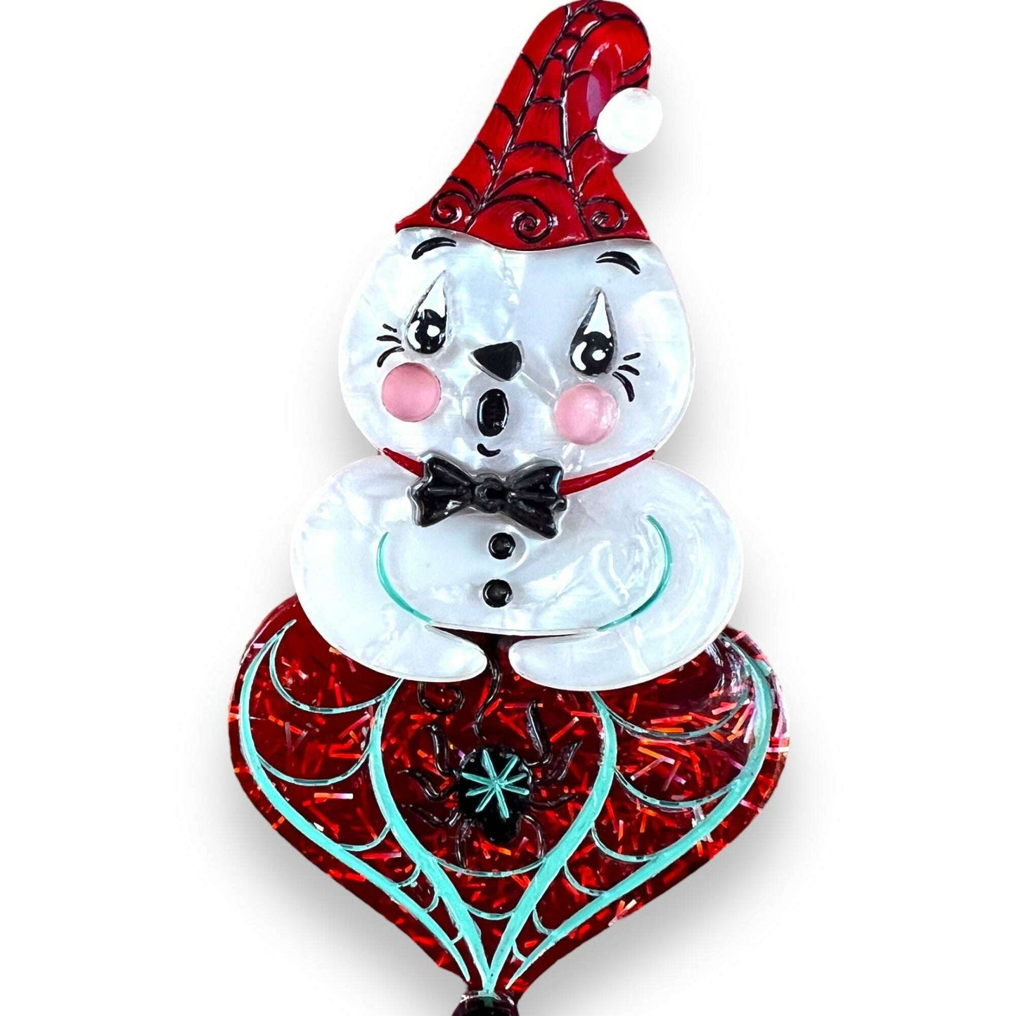 Spooky Ghostie Spookmas Brooch by Johanna Parker x Lipstick & Chrome