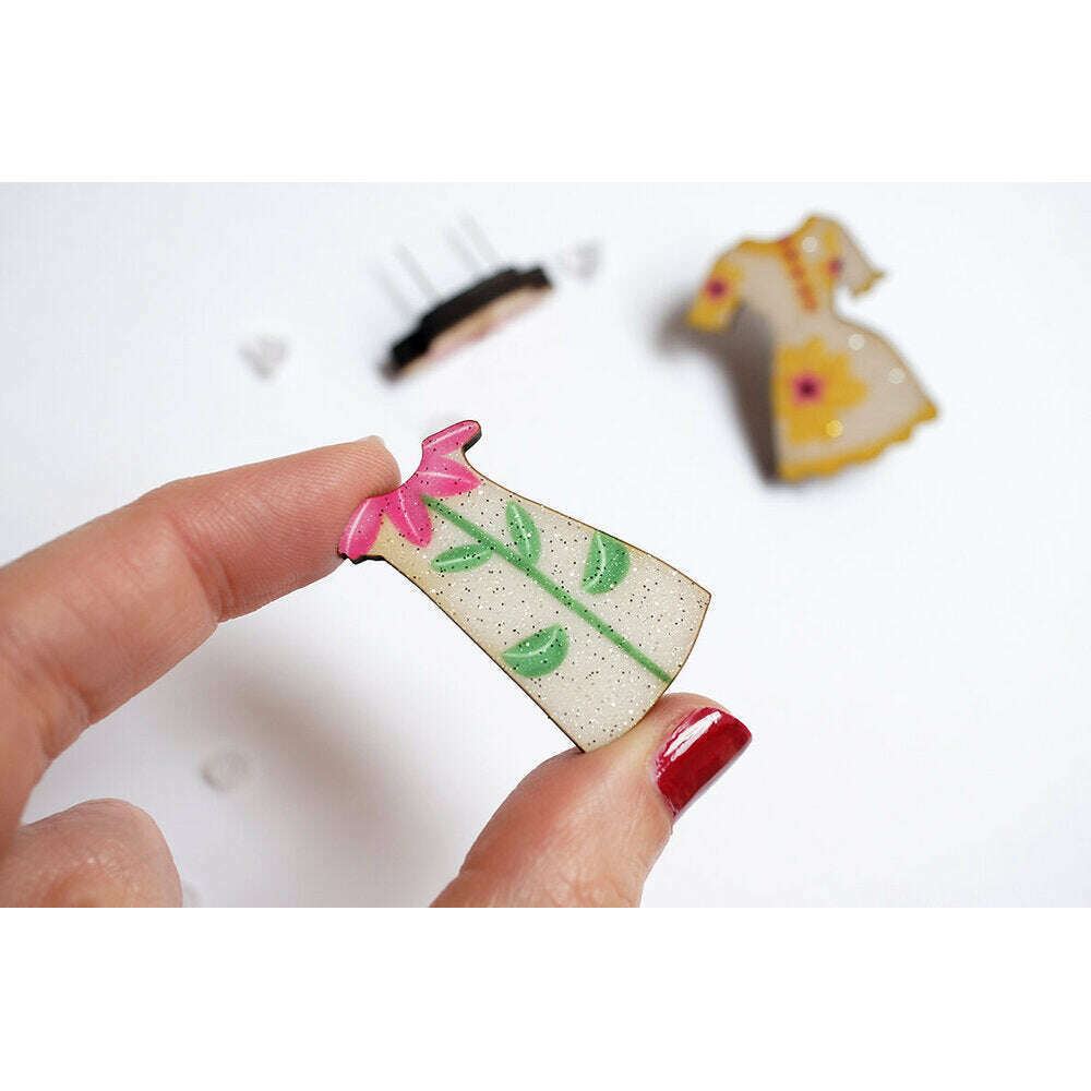 Spring Flowers Outfit Brooches by Laliblue