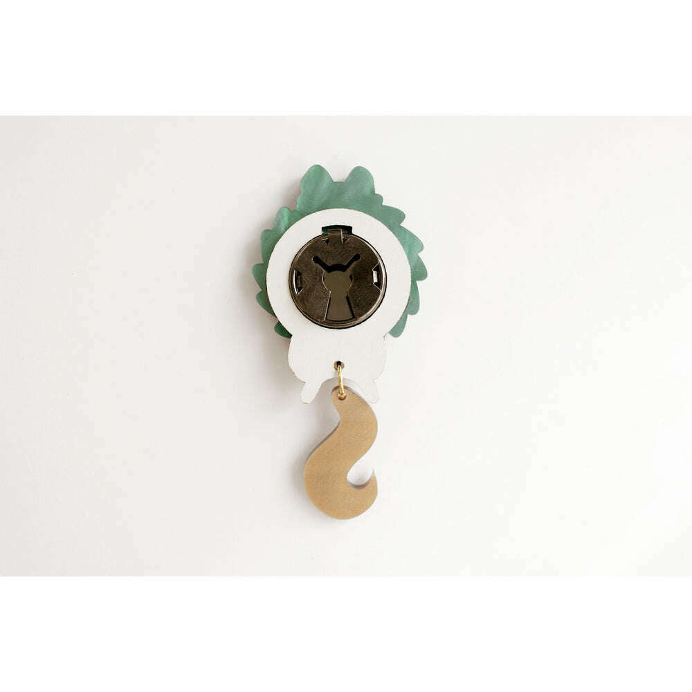 Squirrel in A Christmas Wreath Button Cover by Laliblue