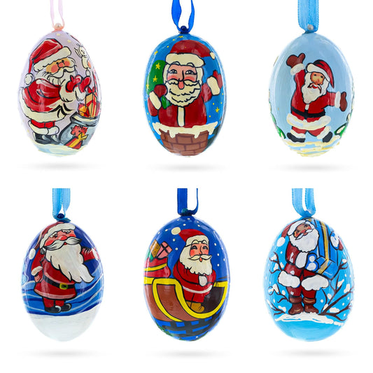 a group of painted eggs