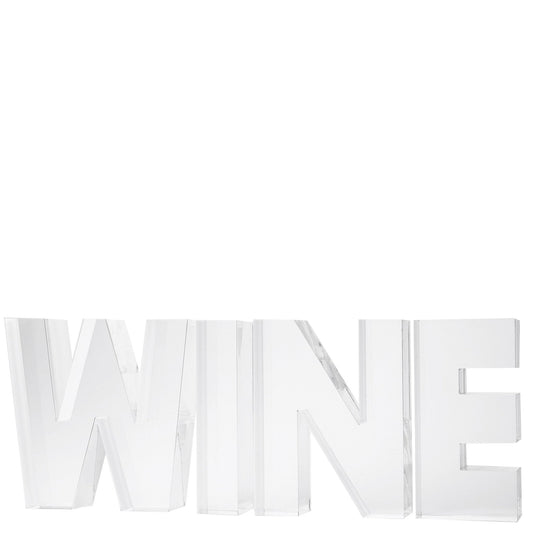 Clear Acrylic Wine Stand Alone