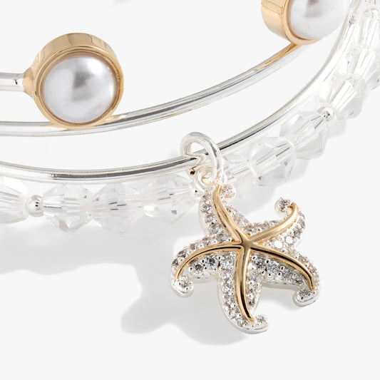 Starfish Bangles Set of 3
