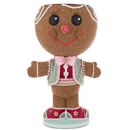 Stick E. Sweet Gingerbread Boy Candy Container by Katherine's Collection