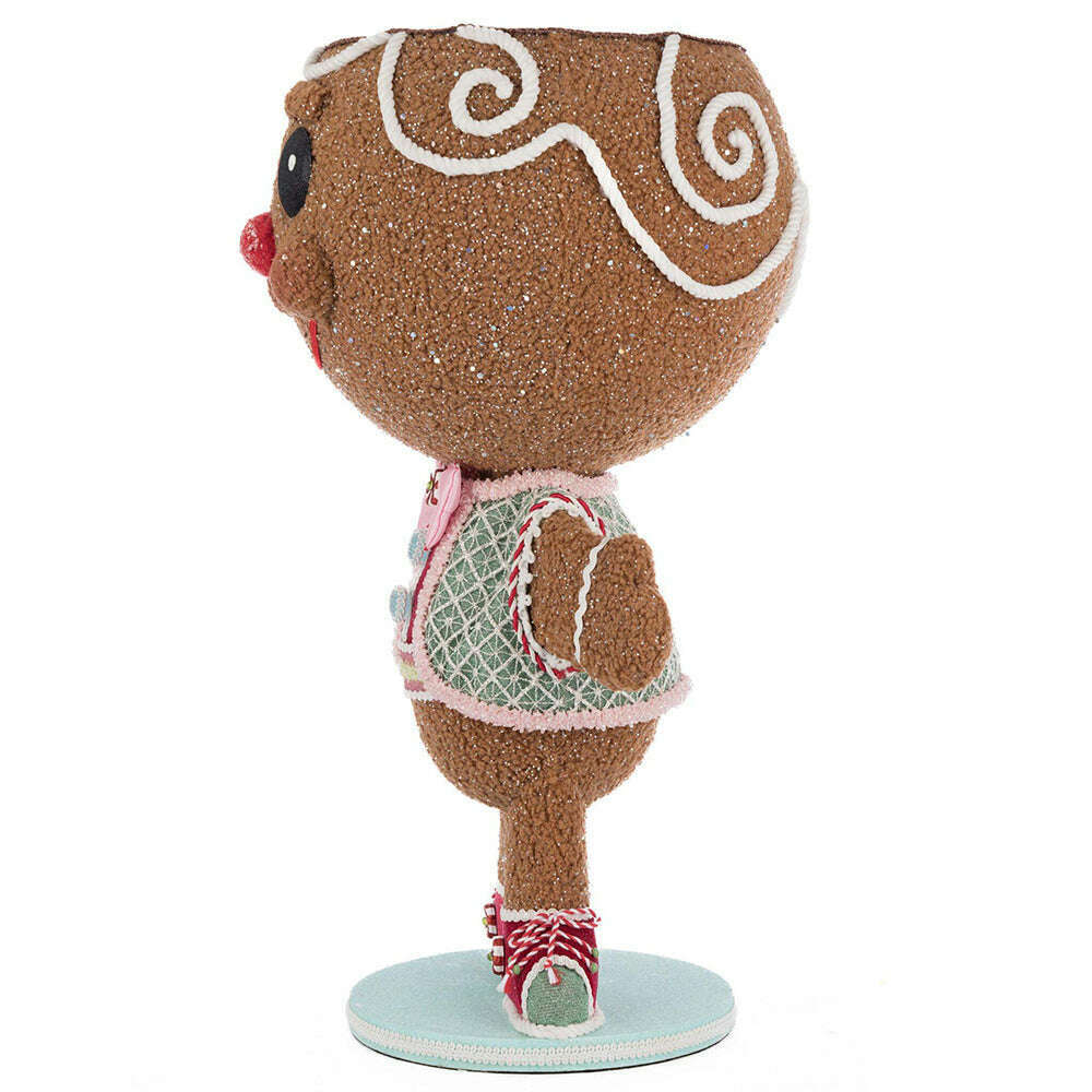 Stick E. Sweet Gingerbread Boy Candy Container by Katherine's Collection