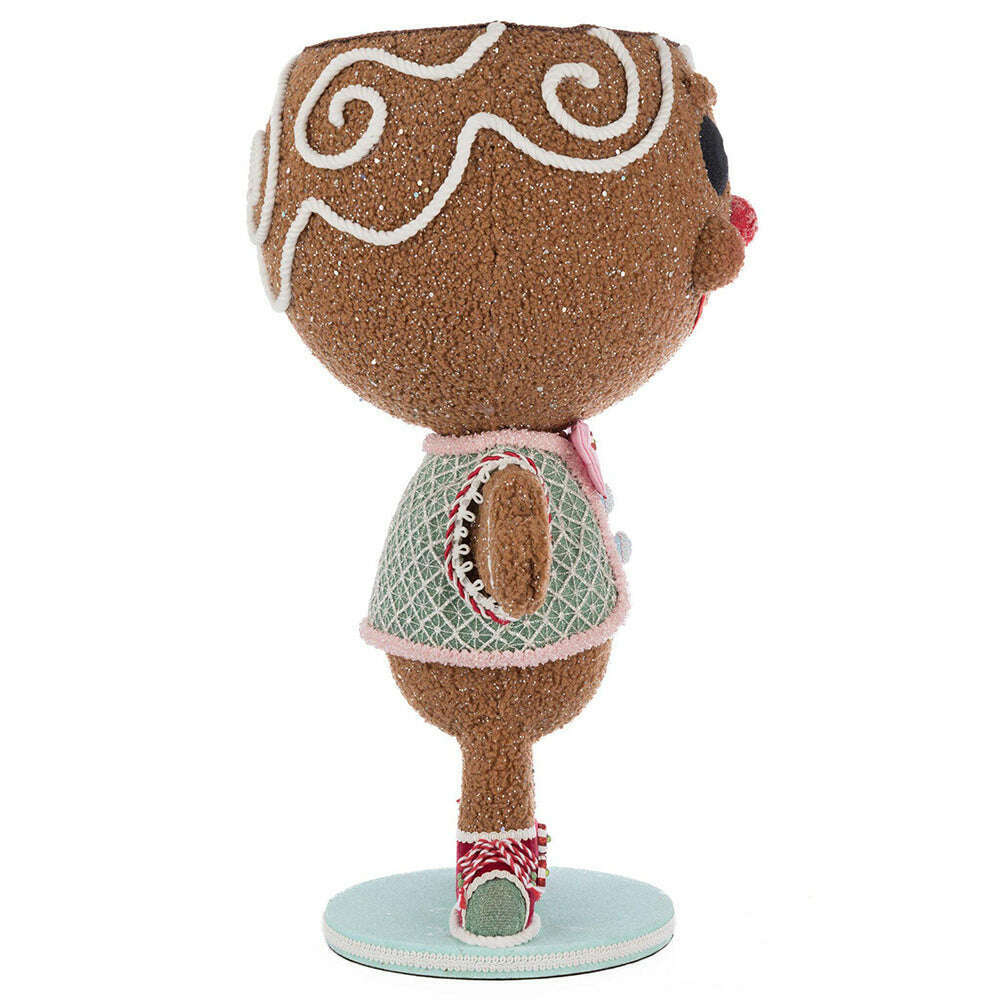 Stick E. Sweet Gingerbread Boy Candy Container by Katherine's Collection