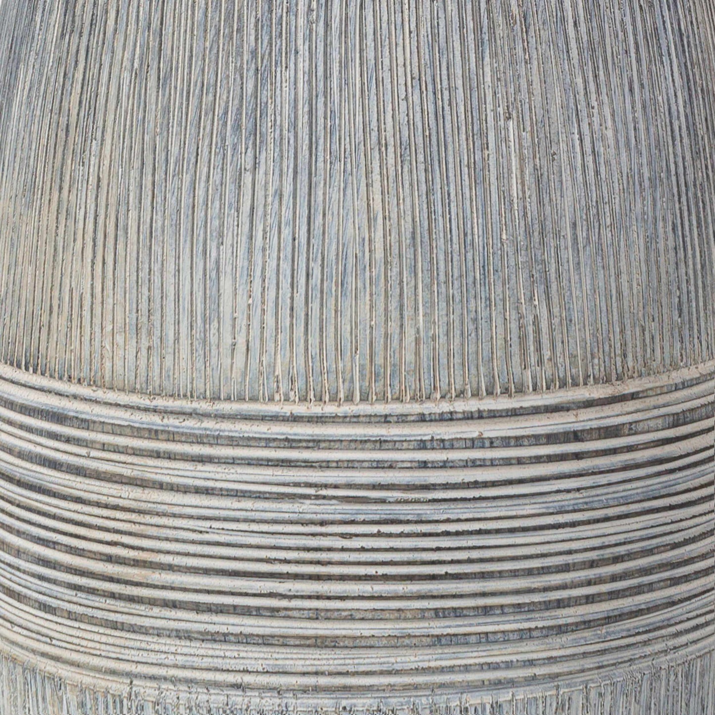 Mabayo Ribbed White Ceramic Table Lamp