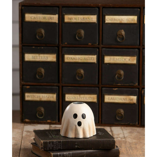 Surprised Ghost Candlestick | Halloween Decor | Bethany Lowe