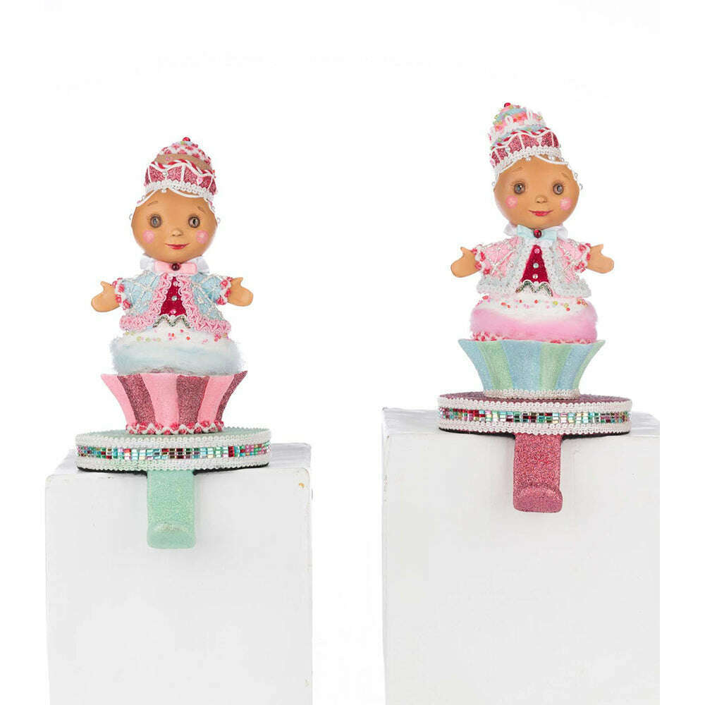 Sweet Delights Gingerbread Stocking Holder Assortment of 2 by Katherine's Collection