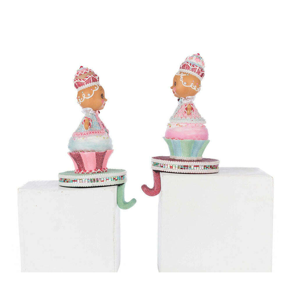 Sweet Delights Gingerbread Stocking Holder Assortment of 2 by Katherine's Collection