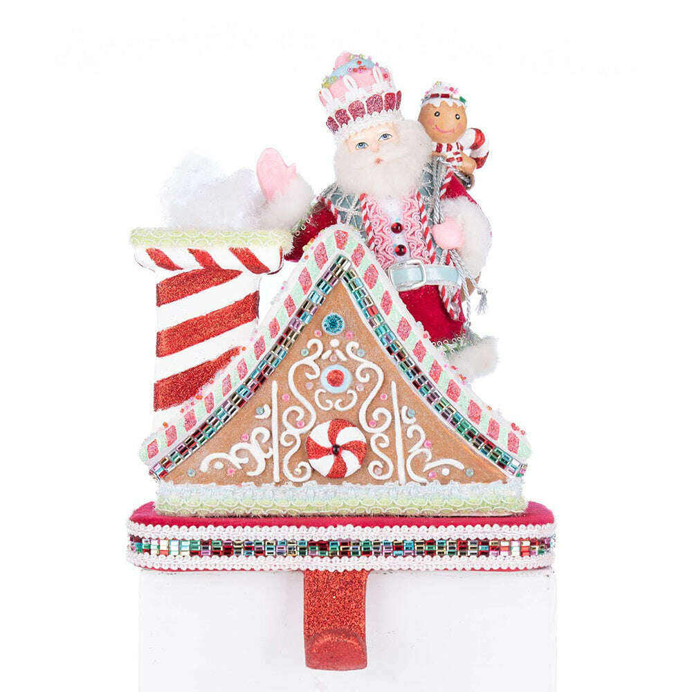 Sweet Delights Santa Stocking Holder by Katherine's Collection