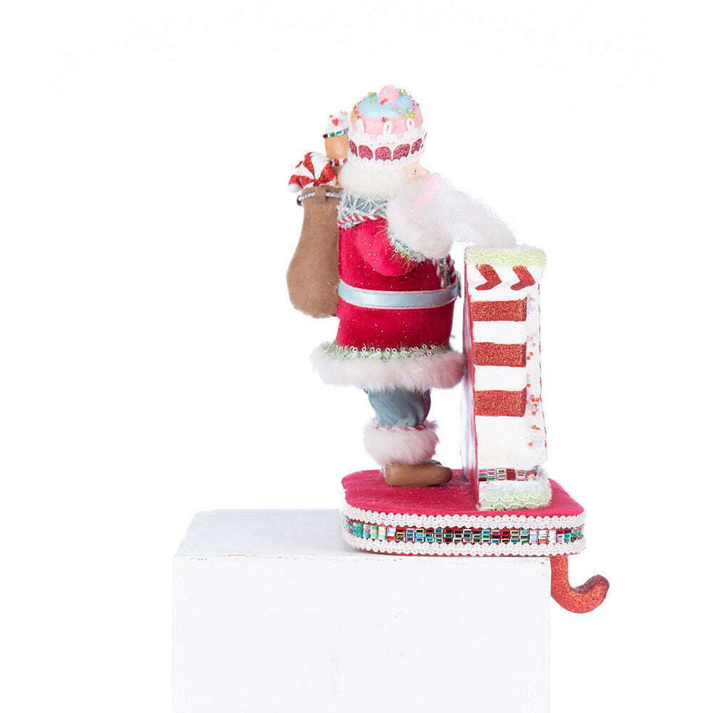 Sweet Delights Santa Stocking Holder by Katherine's Collection