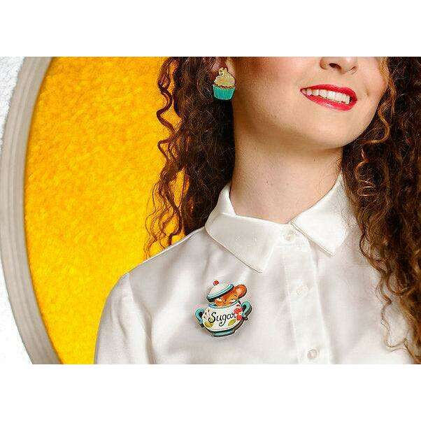 Sweet Mouse Brooch by Laliblue