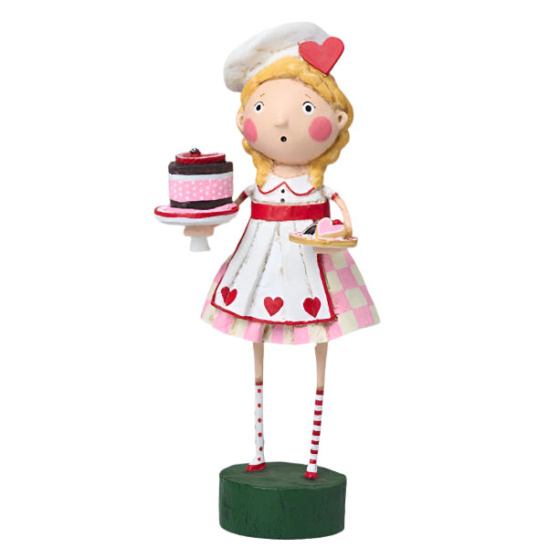 Sweet on You Valentine's Day Figurine by Lori Mitchell — Folk Art Collectible