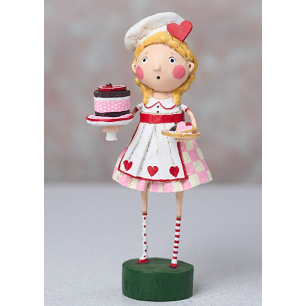 Sweet on You Valentine's Day Figurine by Lori Mitchell — Folk Art Collectible