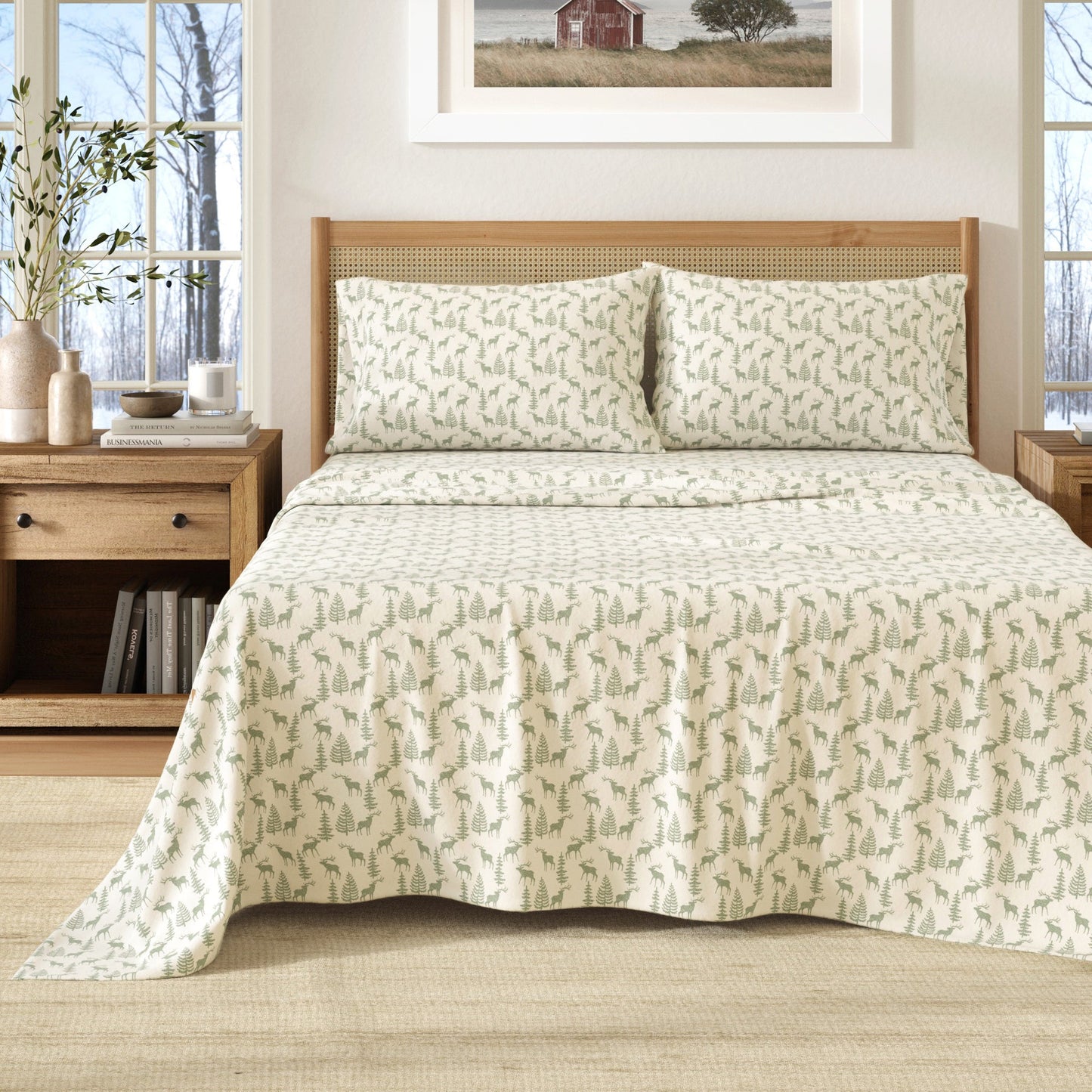 Turkish Cotton Flannel Sheet - Belle Collection