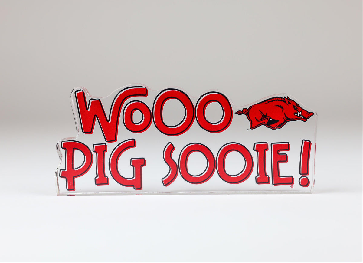 a red and black sign