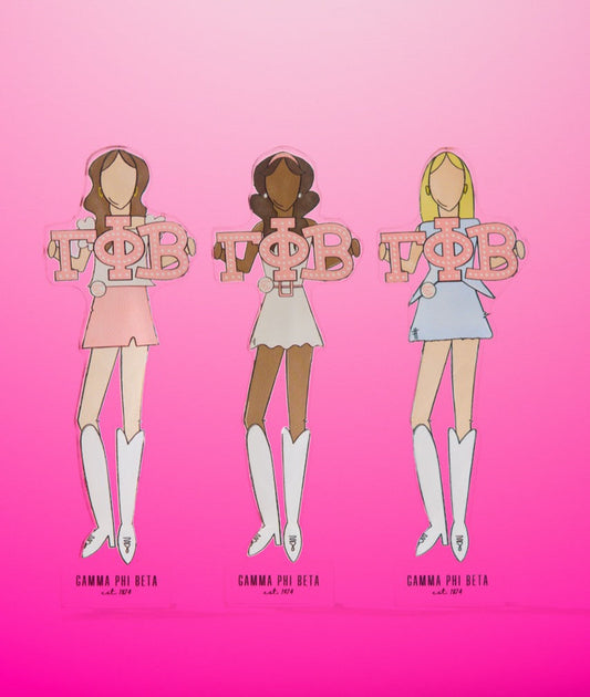 Gamma Phi Beta Acrylic Block Shelfie