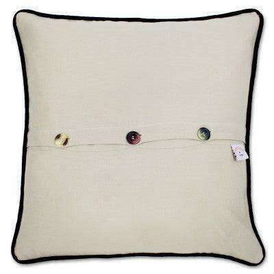 Texas Hand-Embroidered Pillow