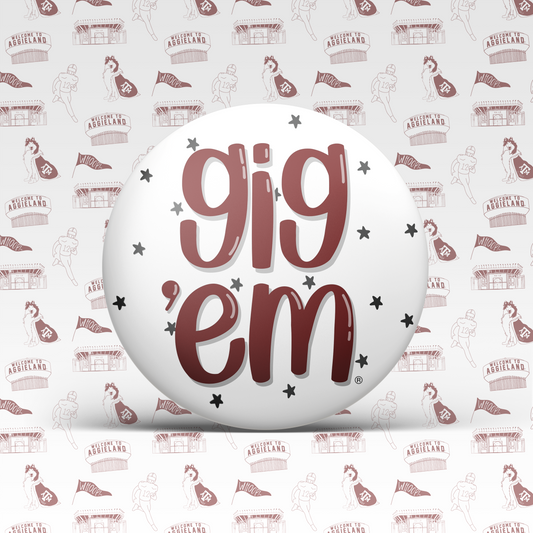 Gig 'Em Stars Button
