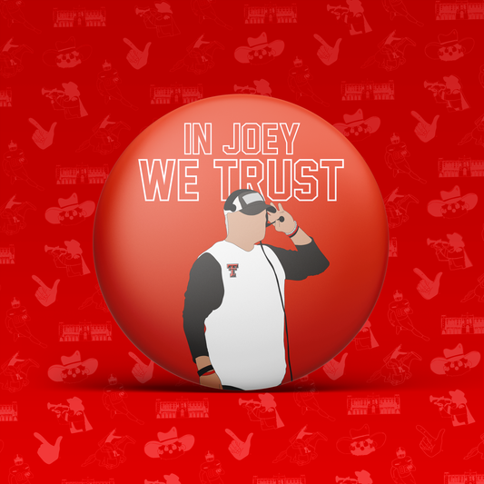 a red circle with a man in a white shirt and black cap