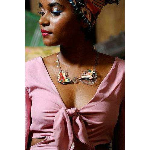 The Bullet Poodle Halloween Necklace by Laliblue