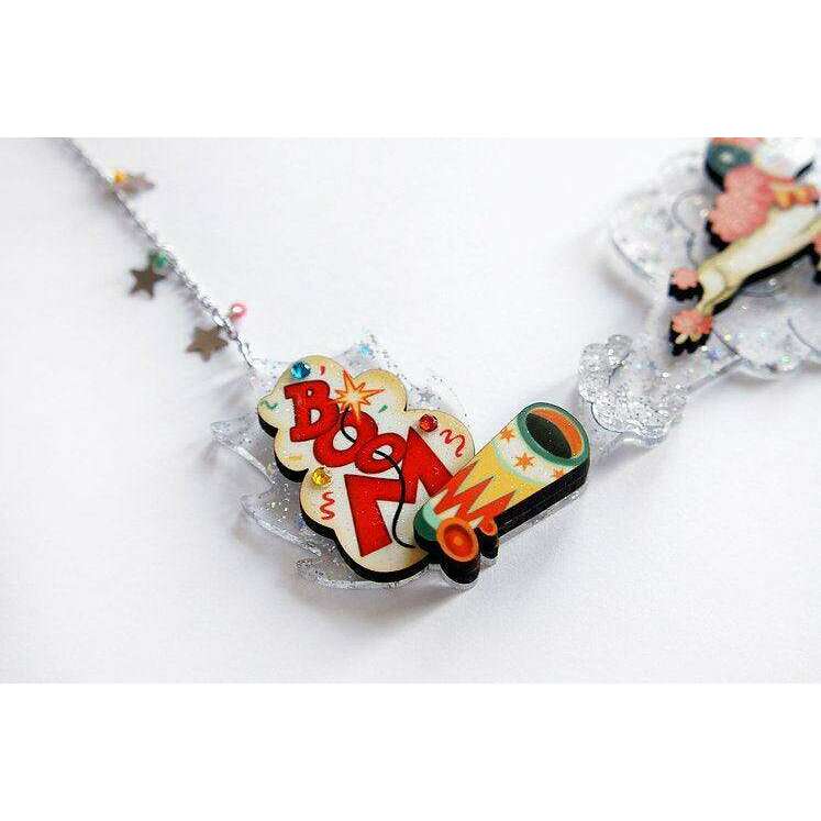 The Bullet Poodle Halloween Necklace by Laliblue