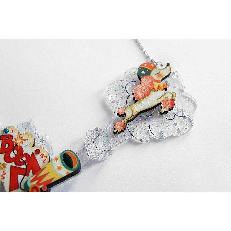 The Bullet Poodle Halloween Necklace by Laliblue