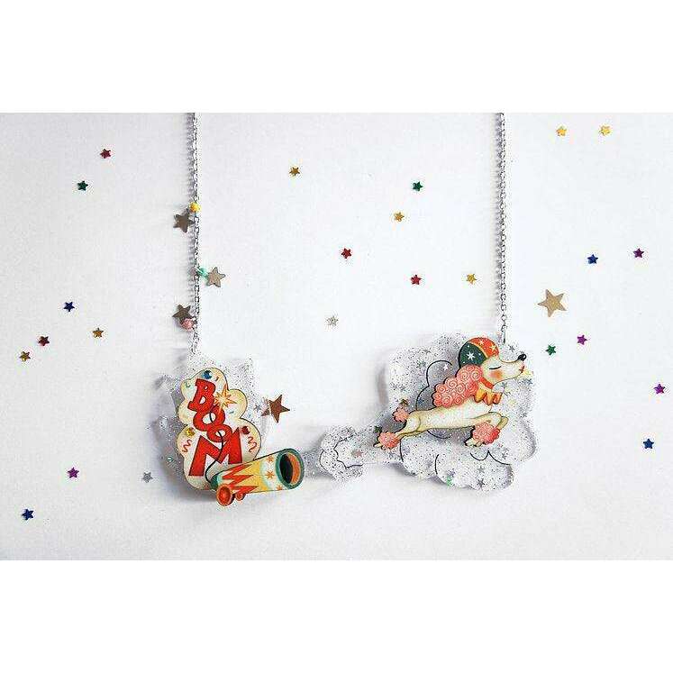 The Bullet Poodle Halloween Necklace by Laliblue