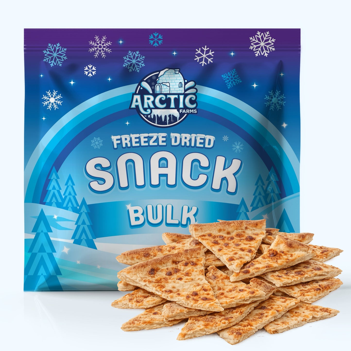 Freeze Dried Thin Crust Cheese Pizza Snack