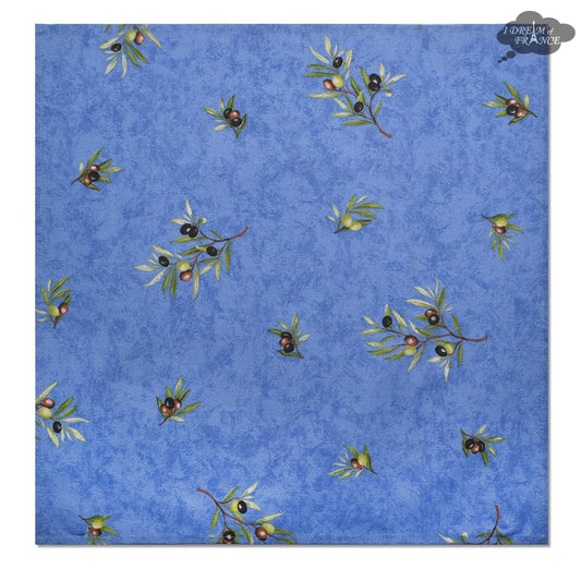 French Provencal napkin - Cotton - Clos des Oliviers blue | Label France