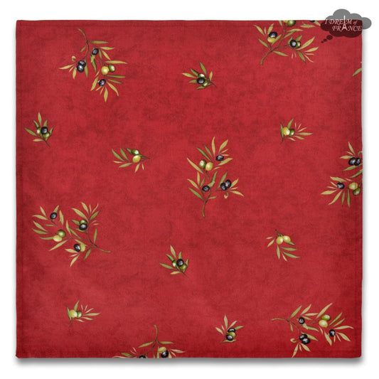 French Provencal napkin - Cotton - Red