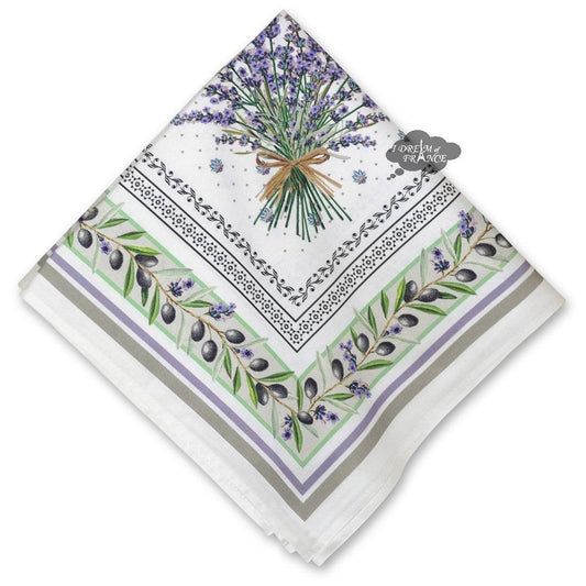 French Provencal napkin - Cotton - Lauris natural | Tissus Toselli