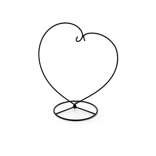 a heart shaped metal object