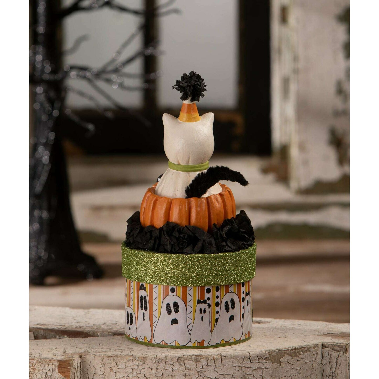 Treat Casper on Box | Halloween Decor | Bethany Lowe