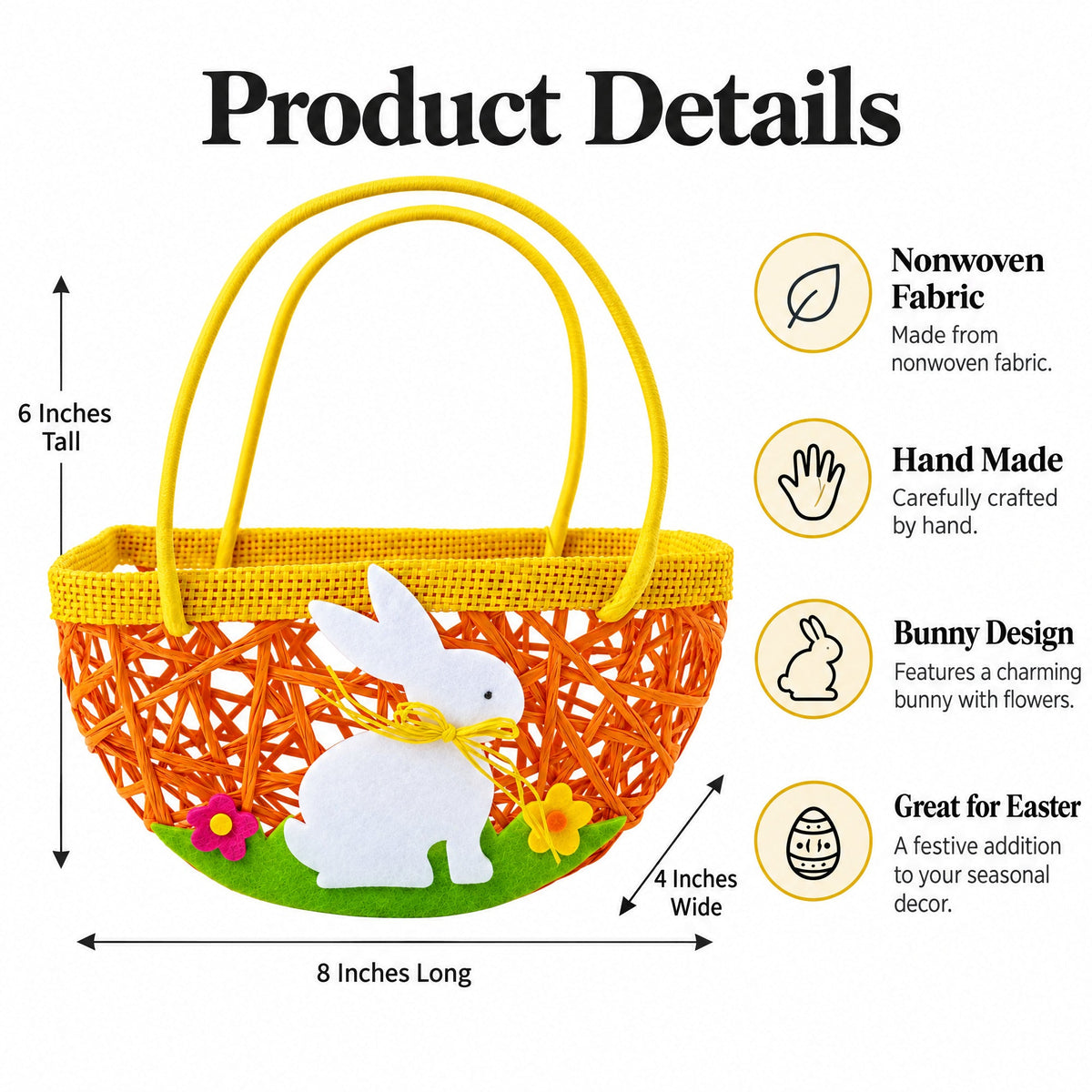 a basket with text and symbols