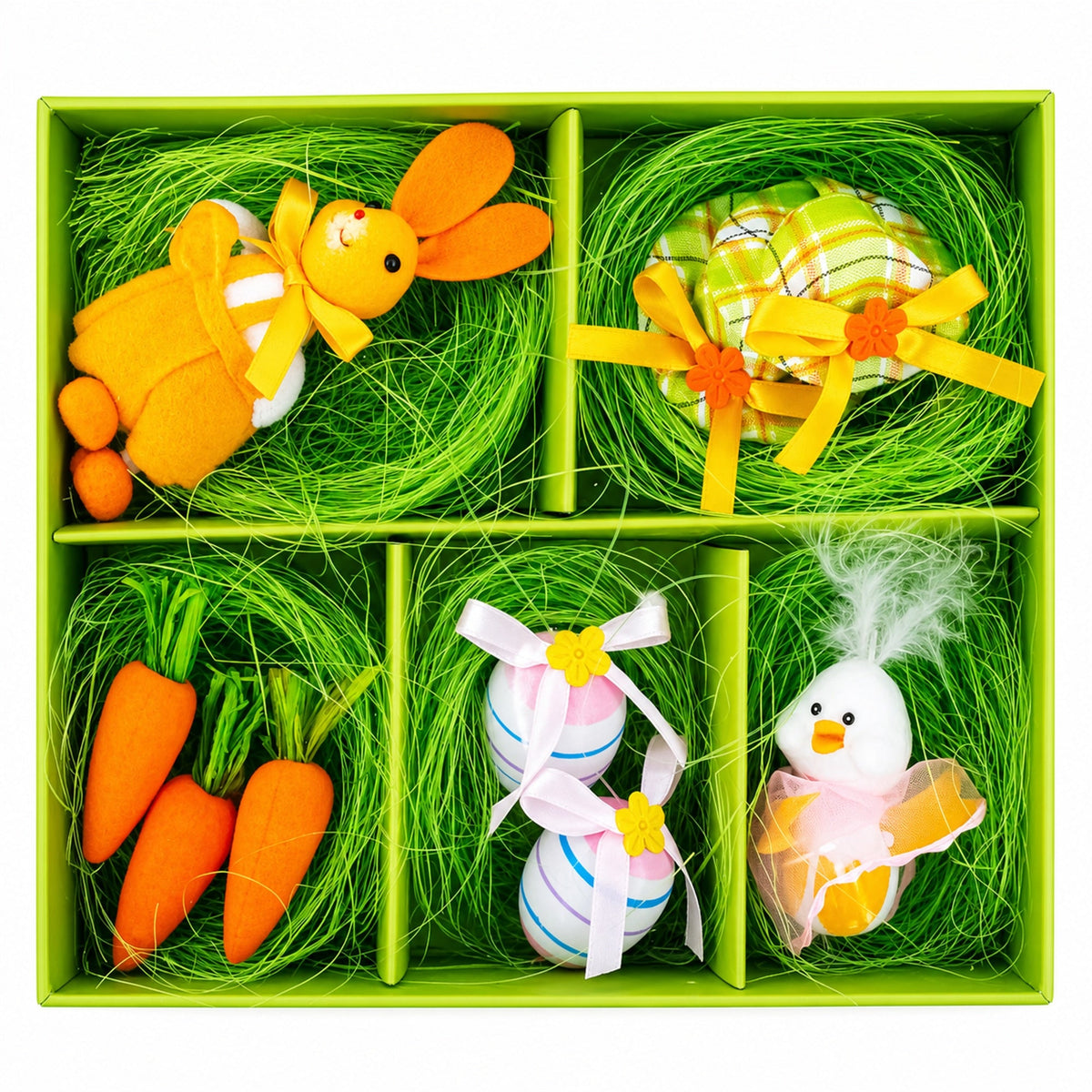 a box with a variety of objects