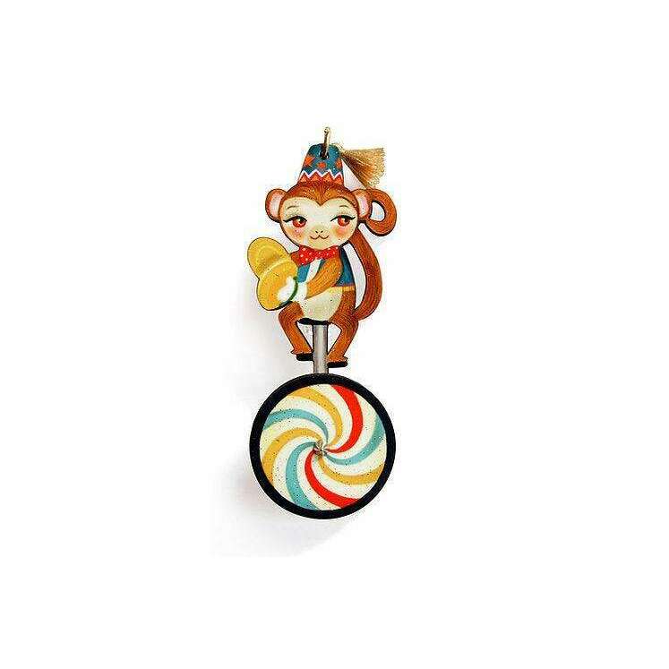 Uni-Cycle Halloween Brooch by Laliblue