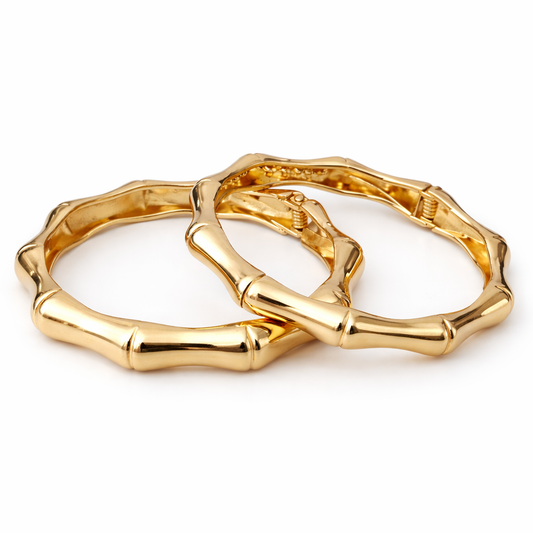 The Bamboo Gold Cuff