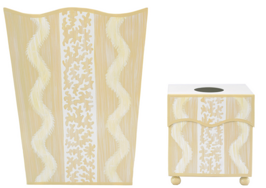 a close-up of a tissue box