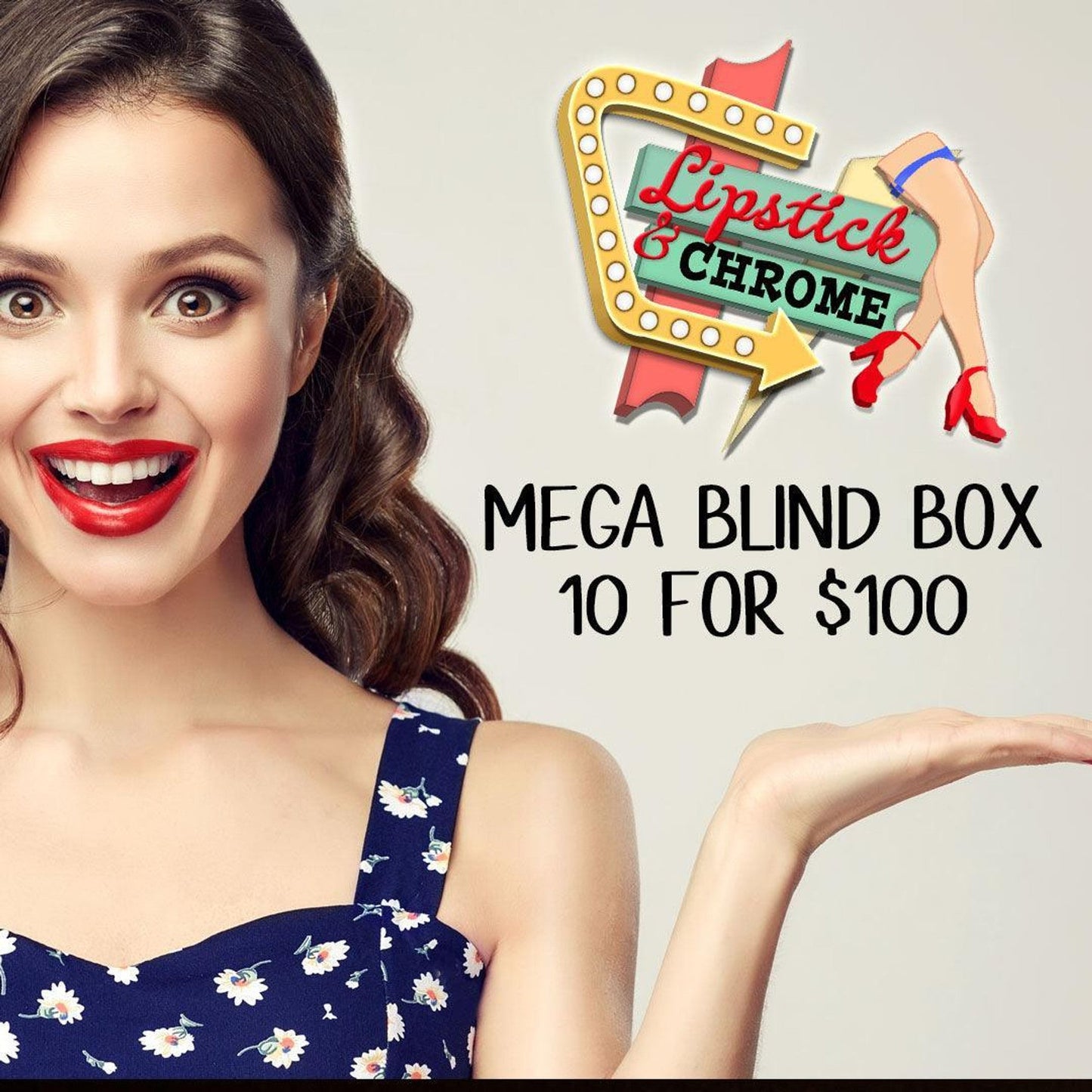 MEGA Blind Box — 10 Mystery Brooches for $100 | Lipstick & Chrome
