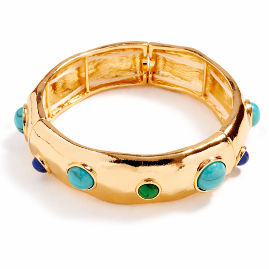 Cabochon Oval Stone Bracelet