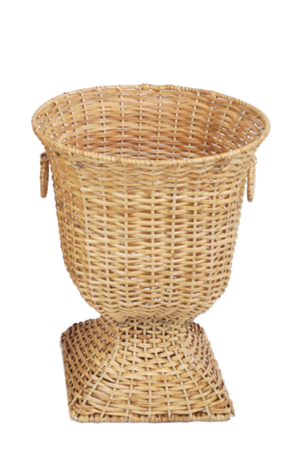 Square Wicker Urn and Pedestal (2 Options)