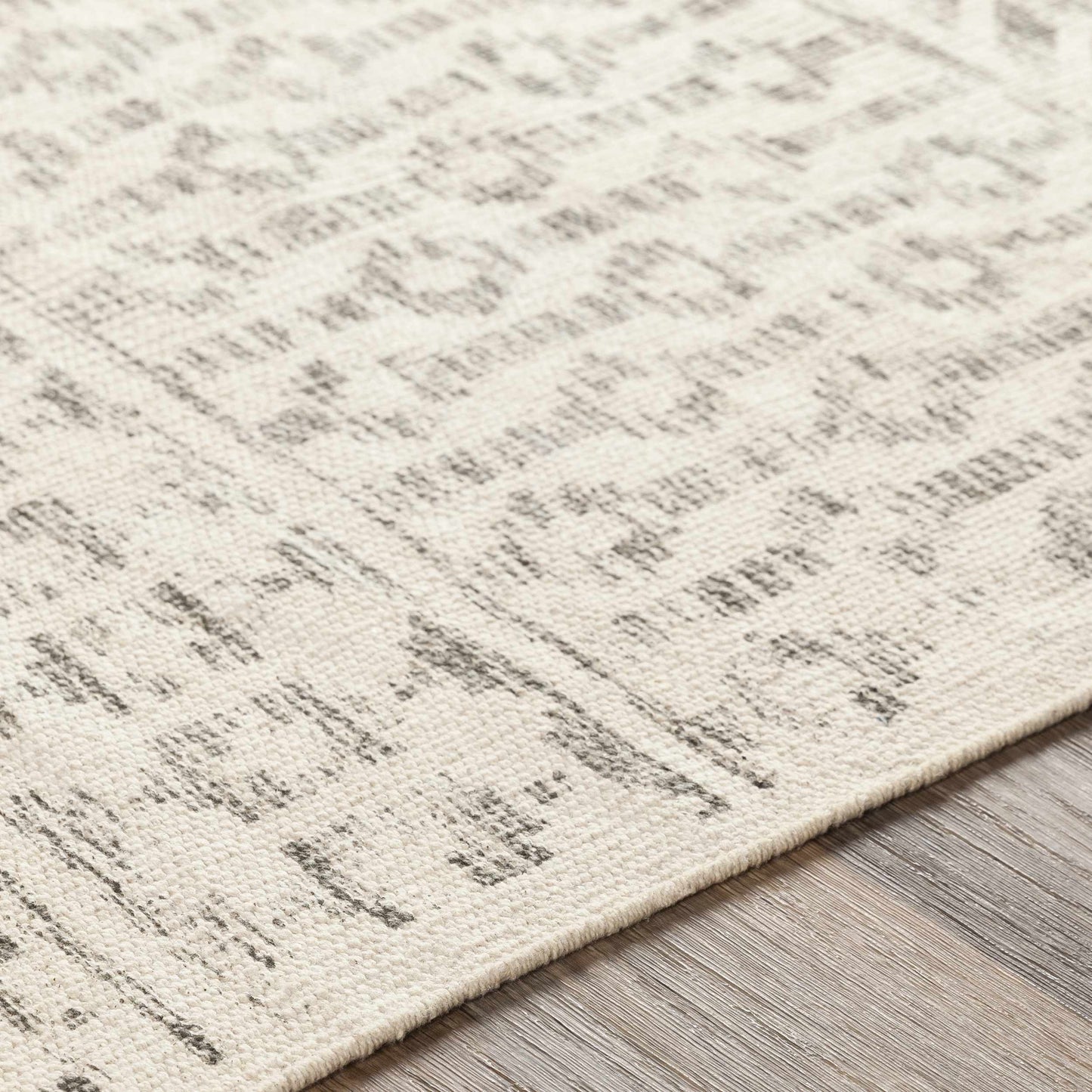 Valyermo Beige Hand Woven Cotton Rug - Clearance