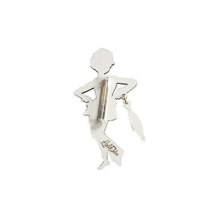 Victor Victoria Halloween Brooch by Laliblue