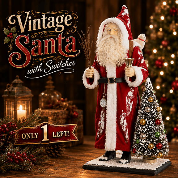 Vintage Collectible Santa with Switches