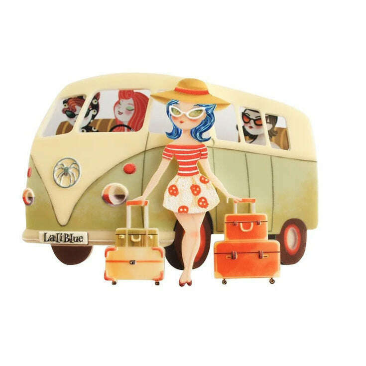 Vintage Van Brooch by Laliblue