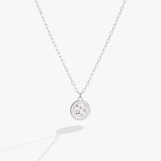 Virgo Zodiac Precious Necklace